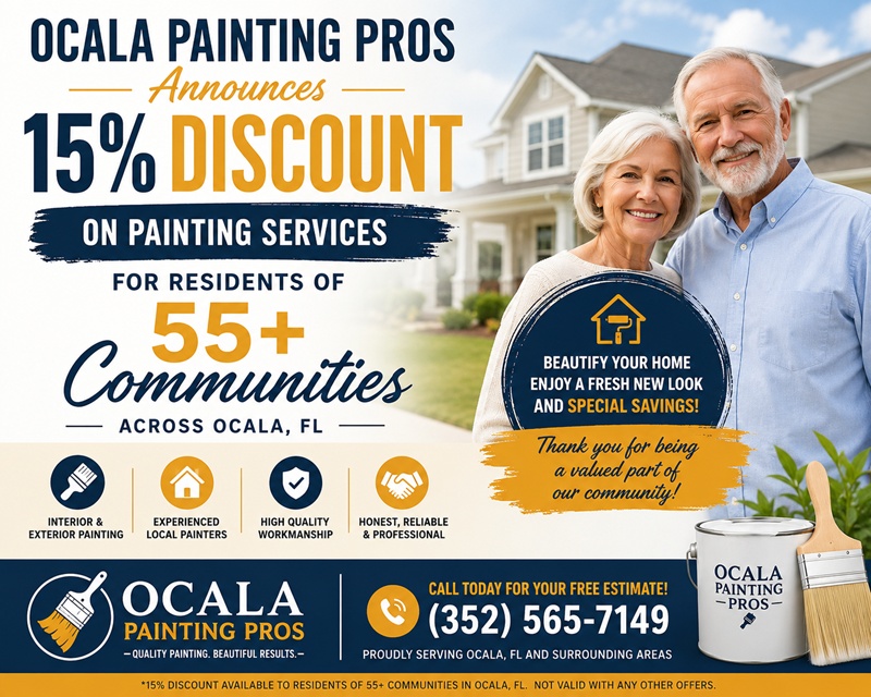 Special Savings on Painting Services in Ocala, FL