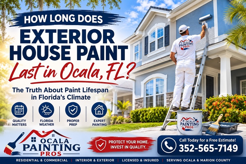 Ocala exterior house painting